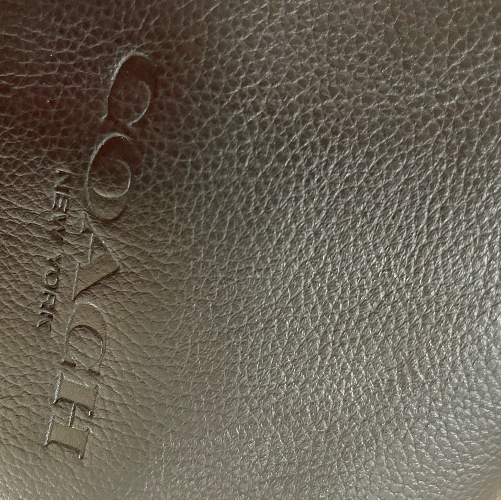 COACH EUC authentic large Black leather and gray wool Backpack/Rucksack - Picture 8 of 13